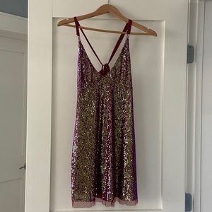 Free People sequin dress
